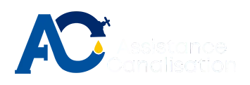 Logo assistance canalisation white