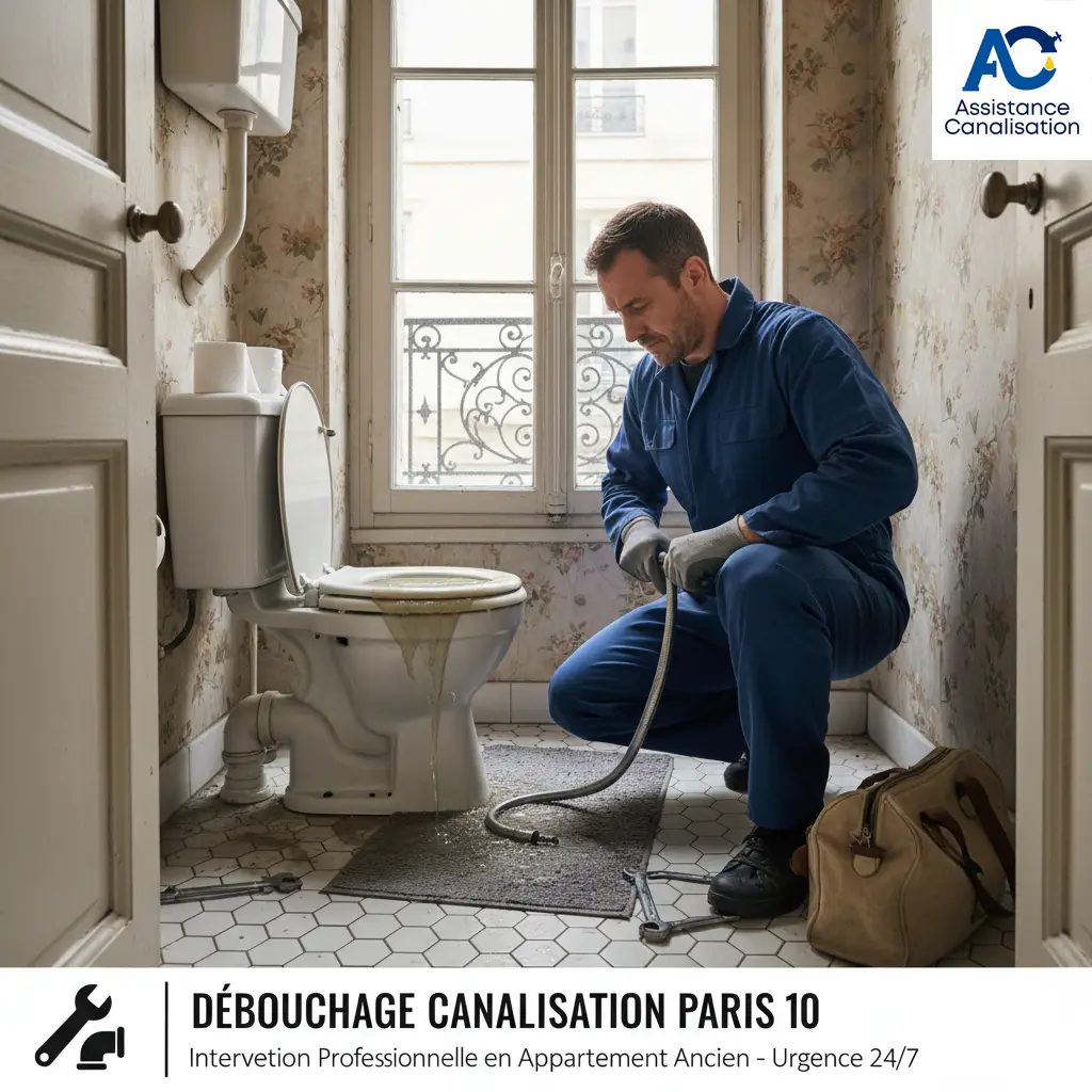 Débouchage canalisation Paris 10 - Assistance Canalisation