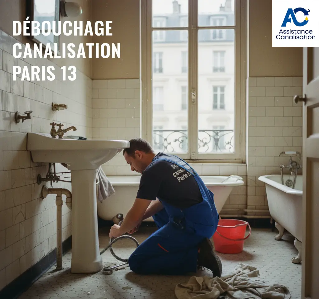Débouchage canalisation Paris 13 - Assistance Canalisation