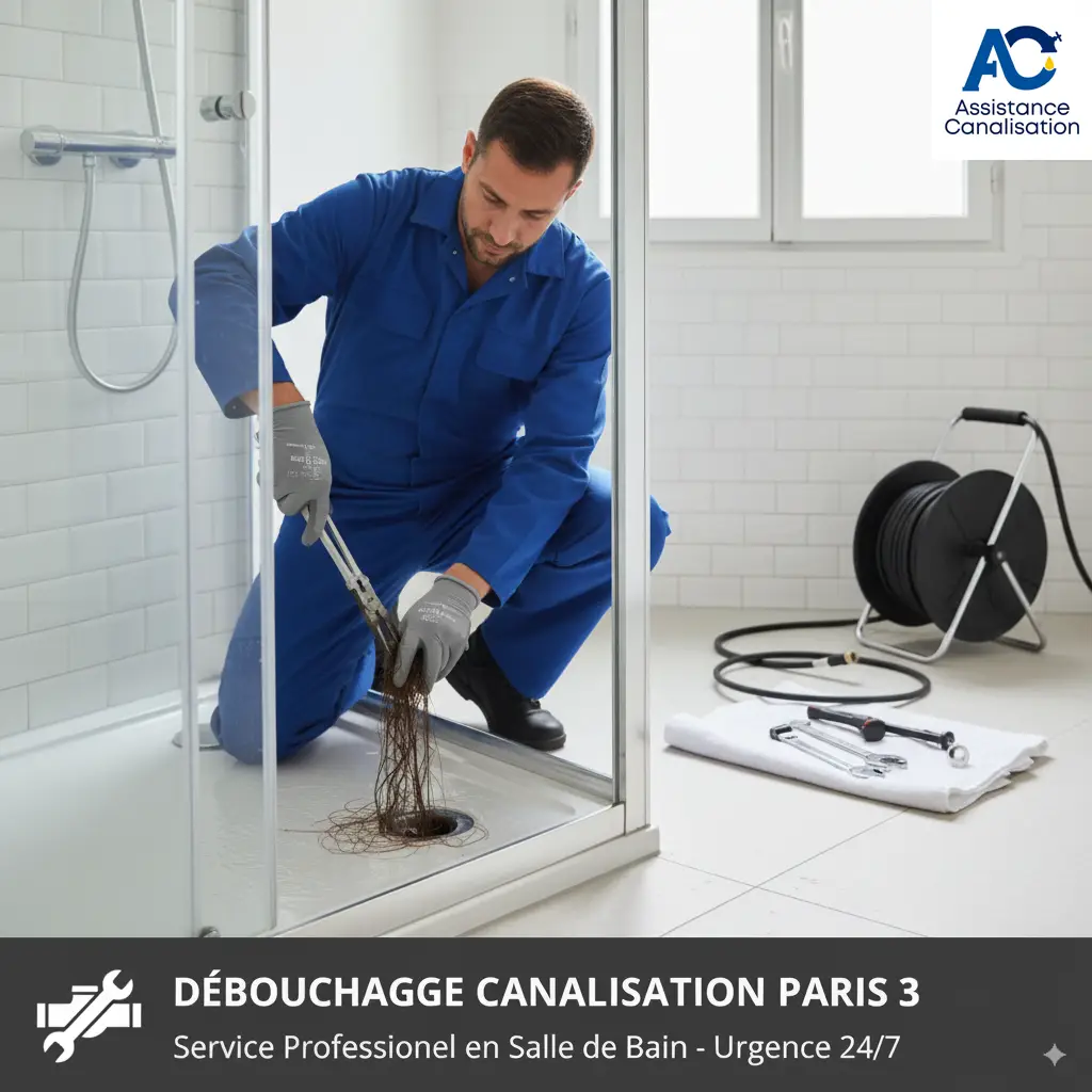 Débouchage canalisation Paris 3 - Assistance Canalisation
