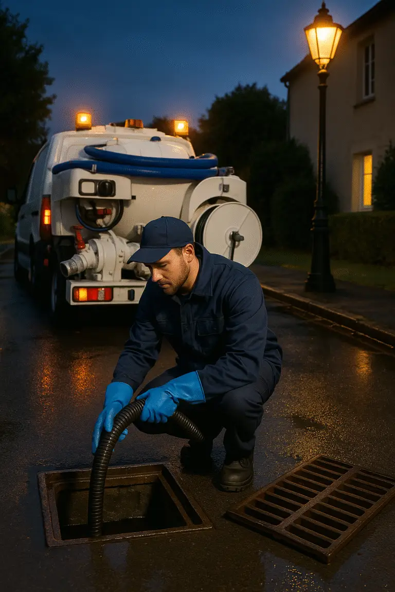 Débouchage canalisation Versailles - Vidange fosse septique