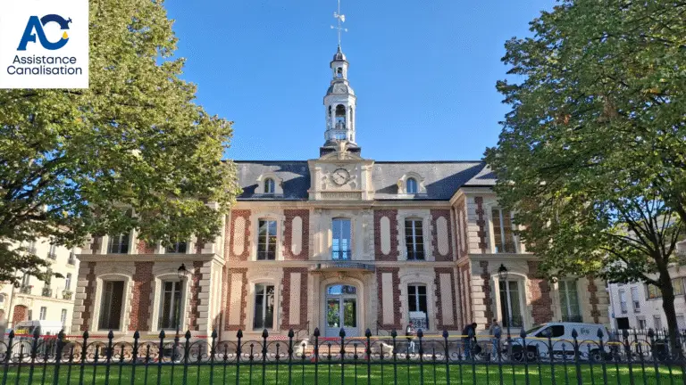 Chatou 78400- hotel de ville - Mairie - Assistance Canalisation Débouchage